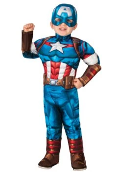 Captain America Muscle Costume For Toddlers