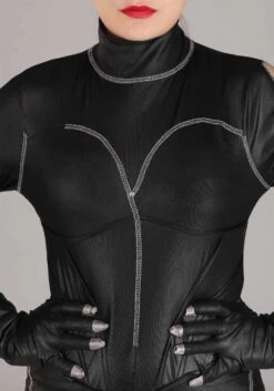 Women's Catwoman Deluxe Costume -Halloween Costumes Shop catwoman deluxe adult costume alt 2