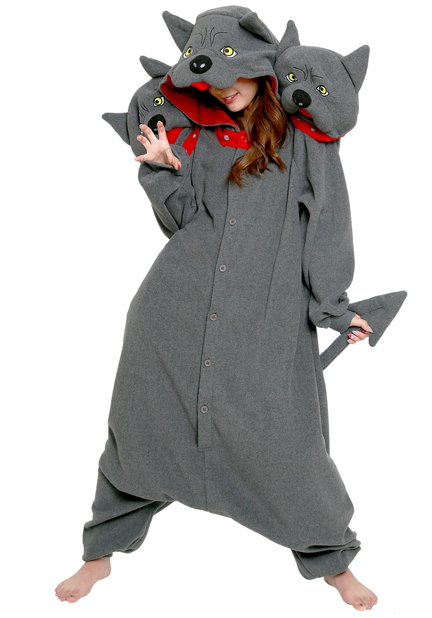 Cerberus Kigurumi Costume For Adults 1 Cerberus Kigurumi Costume For Adults