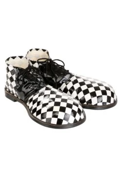 Checkered Jumbo Clown Shoe