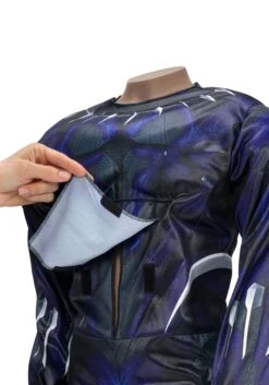 JAZWARES Adaptive Back Panther Costume For Kids -Halloween Costumes Shop child adaptive back panther costume alt 4