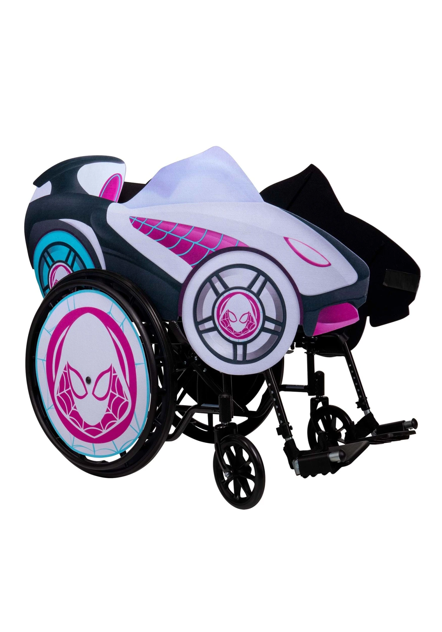 JAZWARES Kid's Adaptive Spider-Gwen Wheelchair Costume Accessory 2 JAZWARES Kid's Adaptive Spider-Gwen Wheelchair Costume Accessory - Image 2