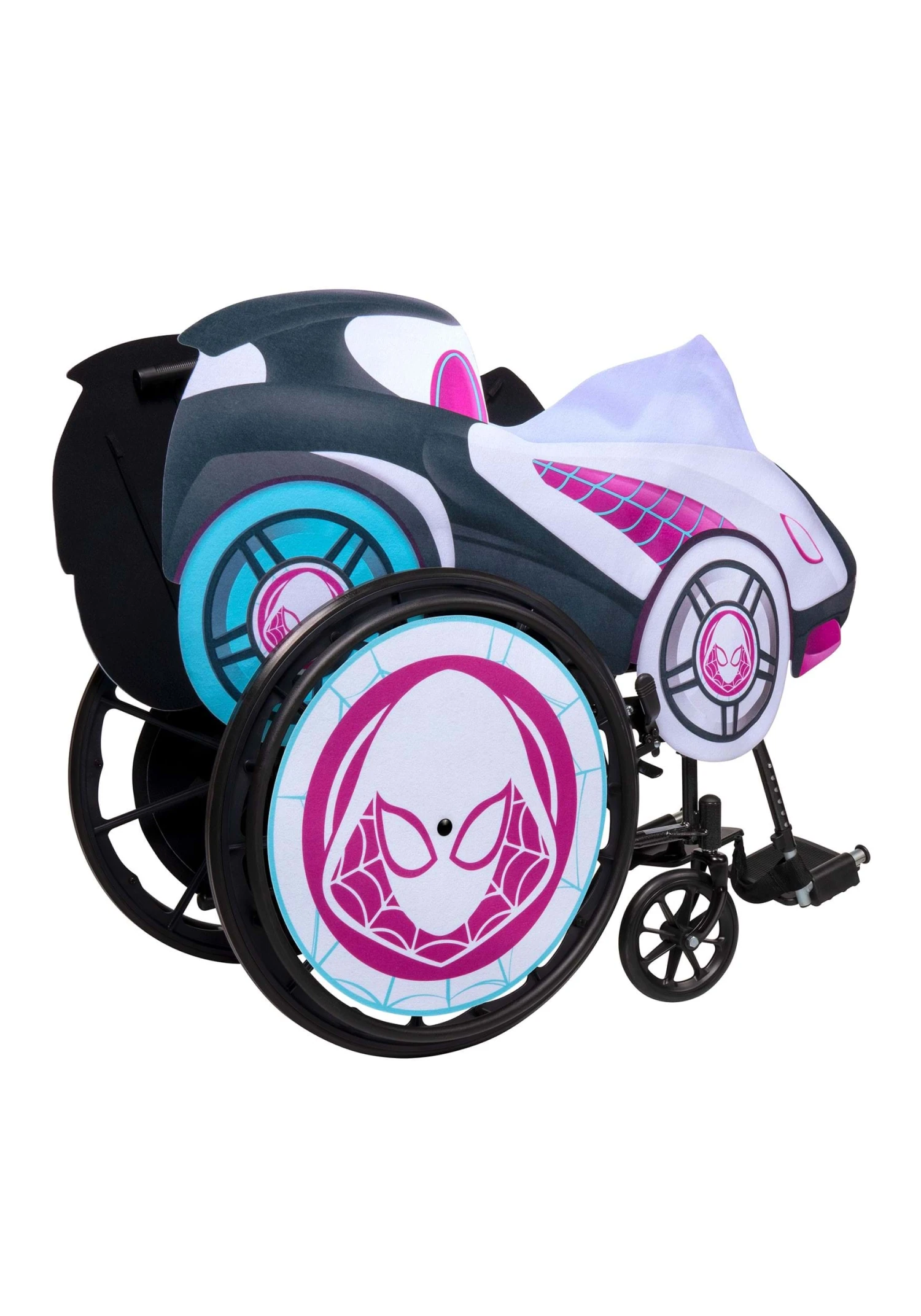 JAZWARES Kid's Adaptive Spider-Gwen Wheelchair Costume Accessory 3 JAZWARES Kid's Adaptive Spider-Gwen Wheelchair Costume Accessory - Image 3