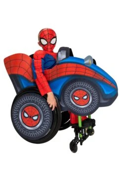 JAZWARES Adaptive Spider-Man Wheelchair Accessory For Kids