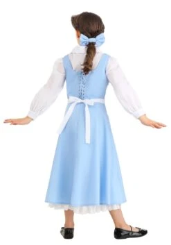 Belle Blue Dress Costume For Kids From Disney's Beauty And The Beast 13 Belle Blue Dress Costume For Kids From Disney's Beauty And The Beast -Halloween Costumes Shop child beauty and the beast belle blue dress alt 6