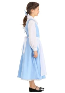 Belle Blue Dress Costume For Kids From Disney's Beauty And The Beast 15 Belle Blue Dress Costume For Kids From Disney's Beauty And The Beast -Halloween Costumes Shop child beauty and the beast belle blue dress alt 9
