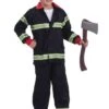 Child Black Fireman Costume