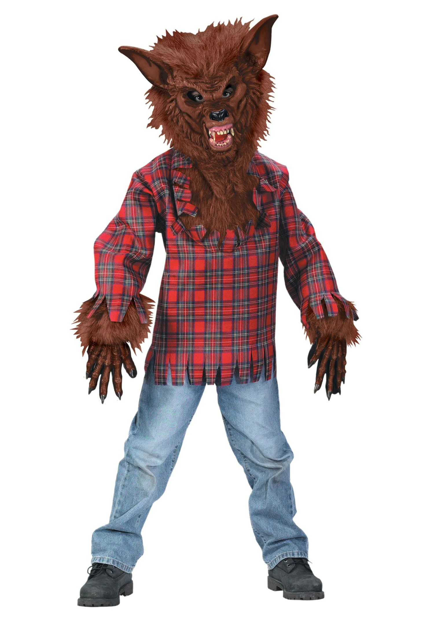 Fun World Child Brown Werewolf Costume 1 Fun World Child Brown Werewolf Costume
