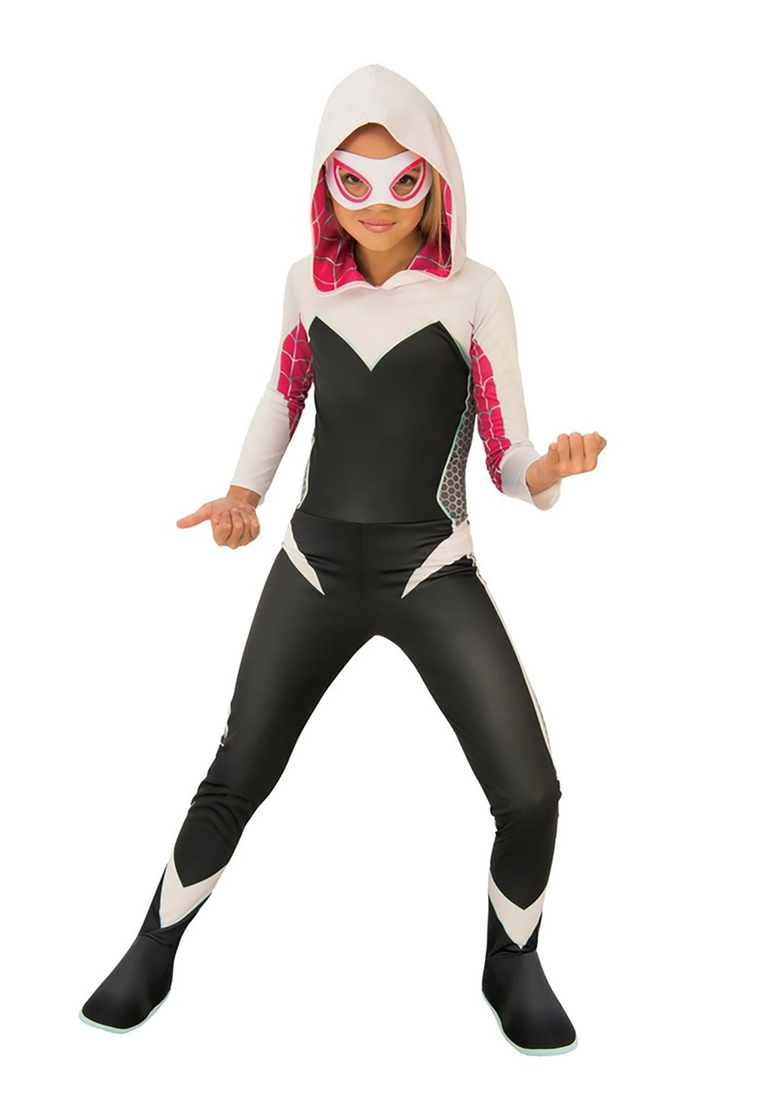 Girls Spider-Gwen Costume 1 Girls Spider-Gwen Costume