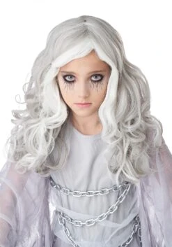 Kids Glow In The Dark Ghost Wig