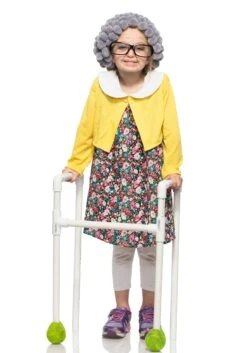 Grandma Costume For Kids -Halloween Costumes Shop child grandma costume alt 2