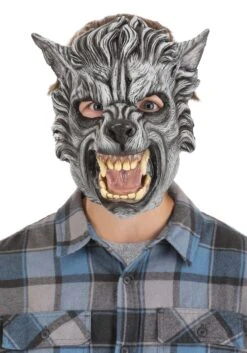 Gray Wolf Mask For Kids