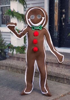 Iced Gingerbread Man Costume For Kids