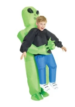 Inflatable Alien Pick Me Up Kid Costume