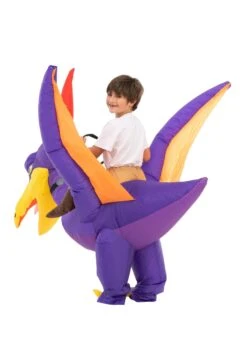 Inflatable Riding-A-Pteranodon Costume For Kids 7 Inflatable Riding-A-Pteranodon Costume For Kids -Halloween Costumes Shop child inflatable riding a pteranodon costume alt 2