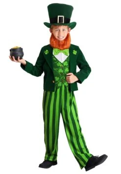 Green Leprechaun Costume For Kids