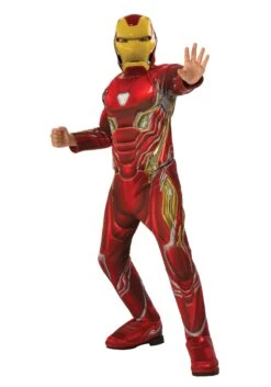Marvel Infinity War Deluxe Iron Man Costume For Children