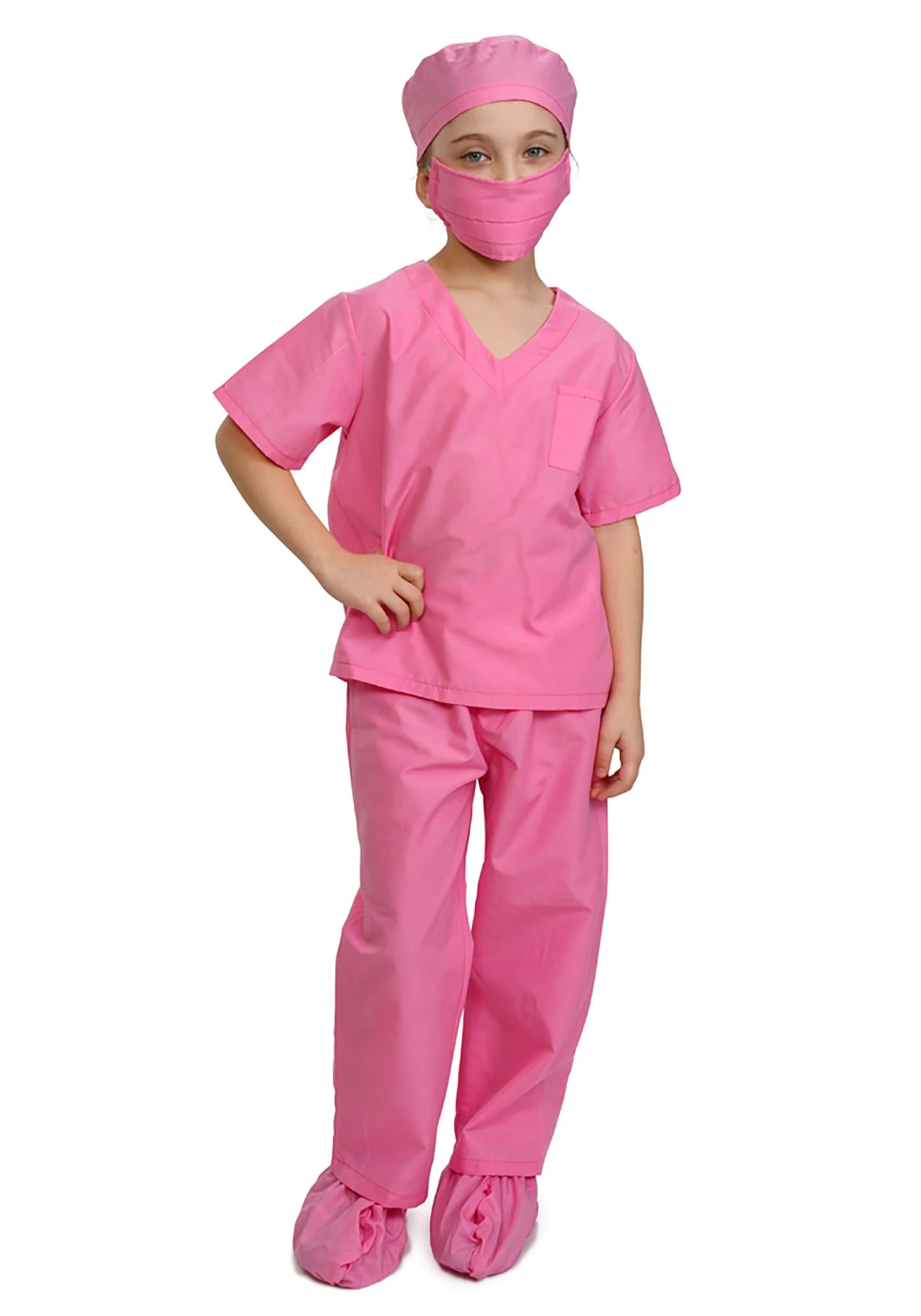 Pink Doctor Scrubs For GIrls 1 Pink Doctor Scrubs For GIrls