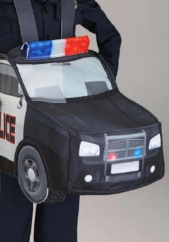 Ride In Police Car Costume For Kids -Halloween Costumes Shop child police car costume alt 3