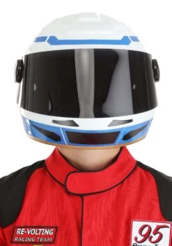 Race Car Driver Costume Helmet For Kids
