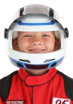Race Car Driver Costume Helmet For Kids -Halloween Costumes Shop child race car helmet alt 5