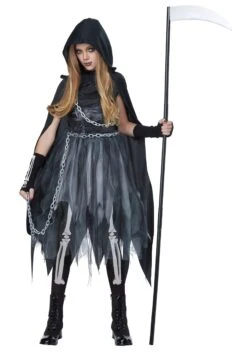 Girls Reaper Costume