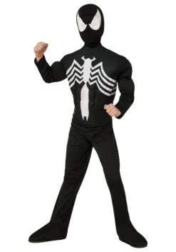 Ultimate Black Spider-Man Muscle Chest Child Costume