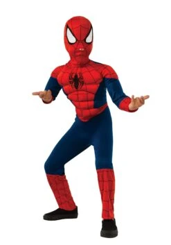 Ultimate Spider-Man Muscle Chest Costume For Boys