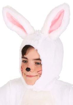 Kids White Bunny Costume -Halloween Costumes Shop child white bunny costume alt 3