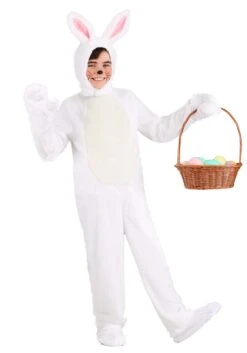 Kids White Bunny Costume -Halloween Costumes Shop child white bunny costume alt 7