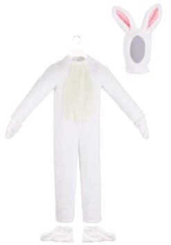 Kids White Bunny Costume -Halloween Costumes Shop child white bunny costume alt 8