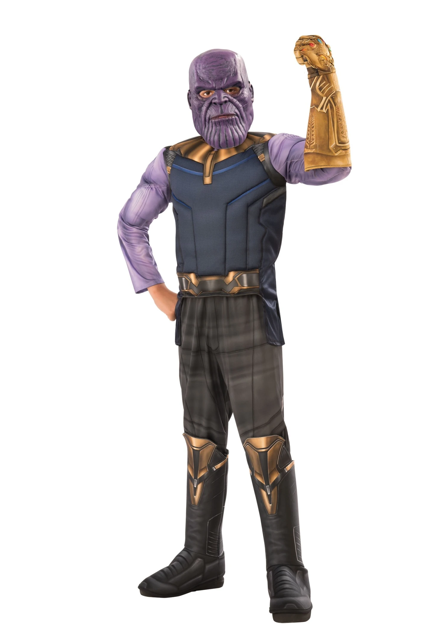Kid's Marvel Infinity War Thanos Deluxe Costume 1 Kid's Marvel Infinity War Thanos Deluxe Costume