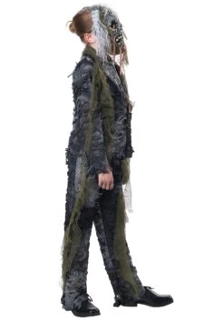 Kid's Worm Wishes From The Grave Costume -Halloween Costumes Shop childs worm wishes from the grave costume alt 2