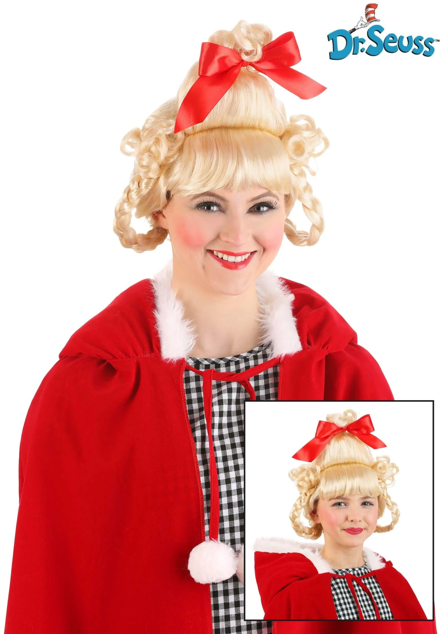 Dr. Seuss Cindy Lou Who Christmas Girl Wig 1 Dr. Seuss Cindy Lou Who Christmas Girl Wig