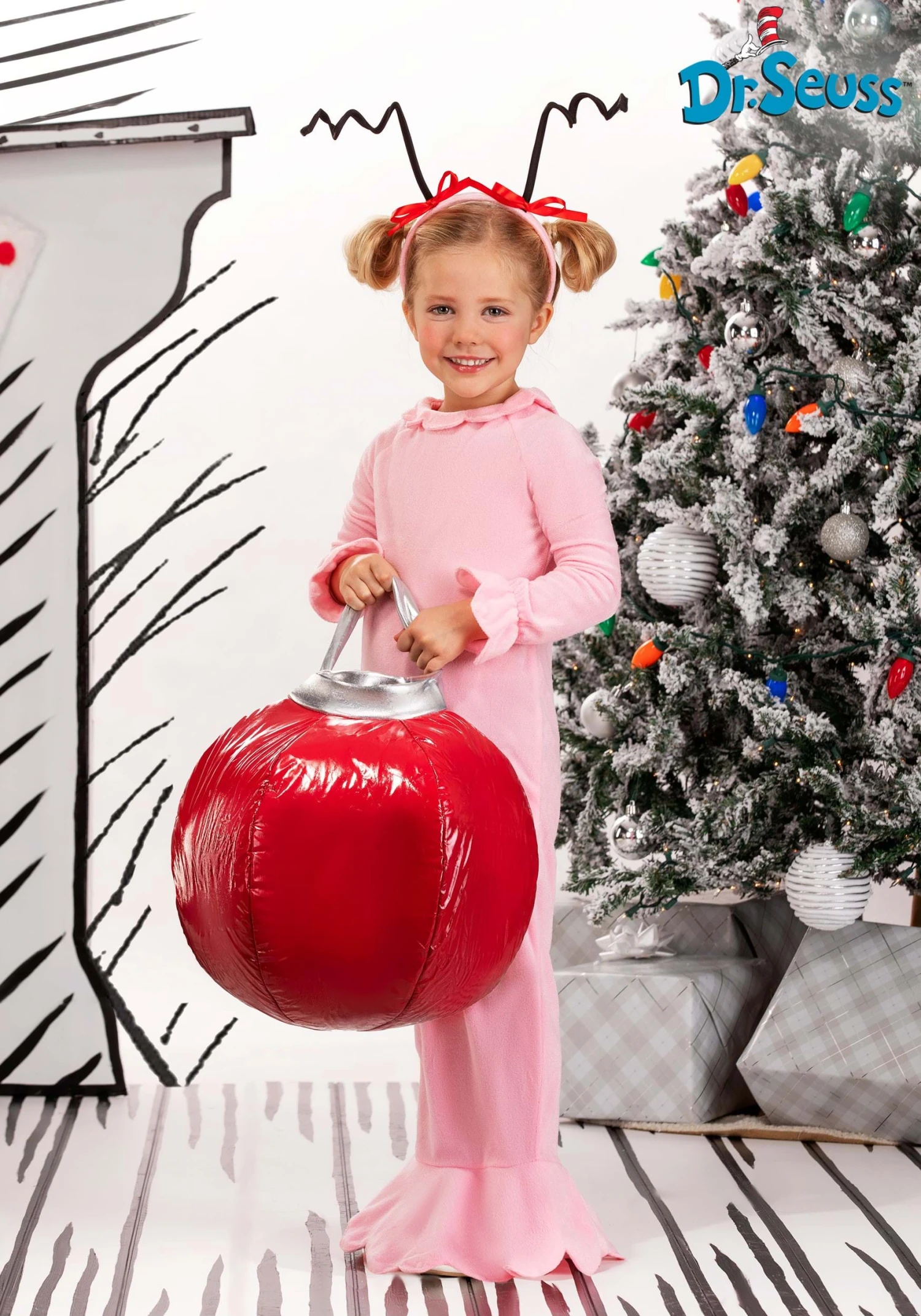 Dr. Seuss Classic Cindy Lou Who Costume For Toddlers 1 Dr. Seuss Classic Cindy Lou Who Costume For Toddlers