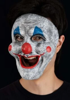 Adult Classic Happy Clown Mask -Halloween Costumes Shop classic happy clown mask alt 4