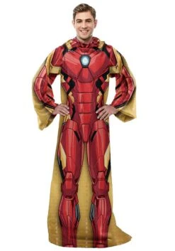 Classic Iron Man Adult Silk Comfy Throw For Adults