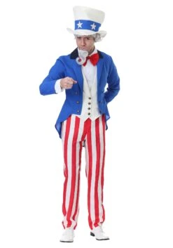 Men's Plus Size Classic Uncle Sam Costume -Halloween Costumes Shop classic plus uncle sam costume 2