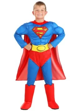 Classic Superman Deluxe Costume For Kids