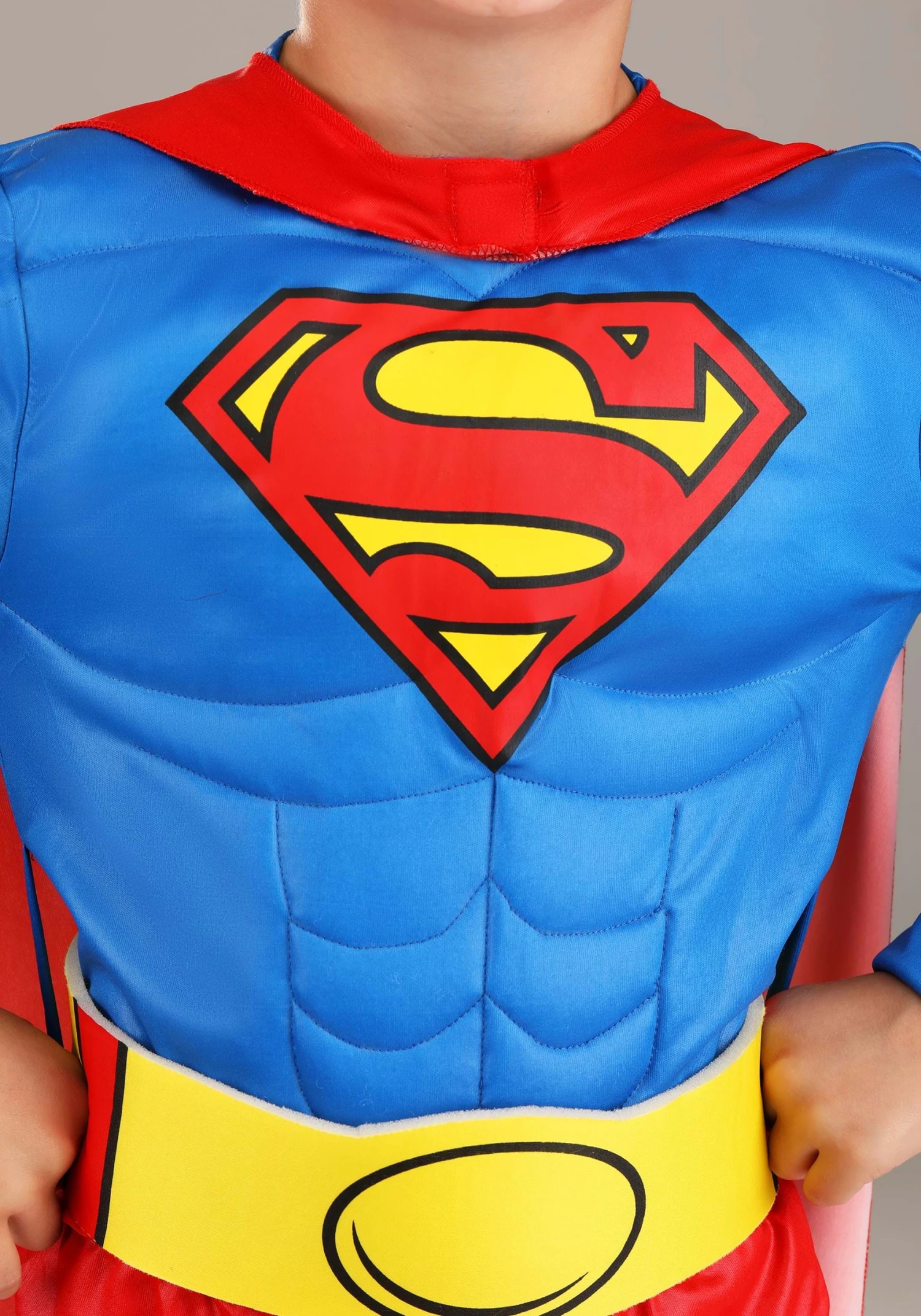Classic Superman Deluxe Costume For Kids 4 Classic Superman Deluxe Costume For Kids - Image 4