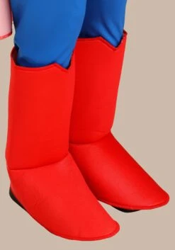 Classic Superman Deluxe Costume For Kids 10 Classic Superman Deluxe Costume For Kids -Halloween Costumes Shop classic superman deluxe kids costume alt 4