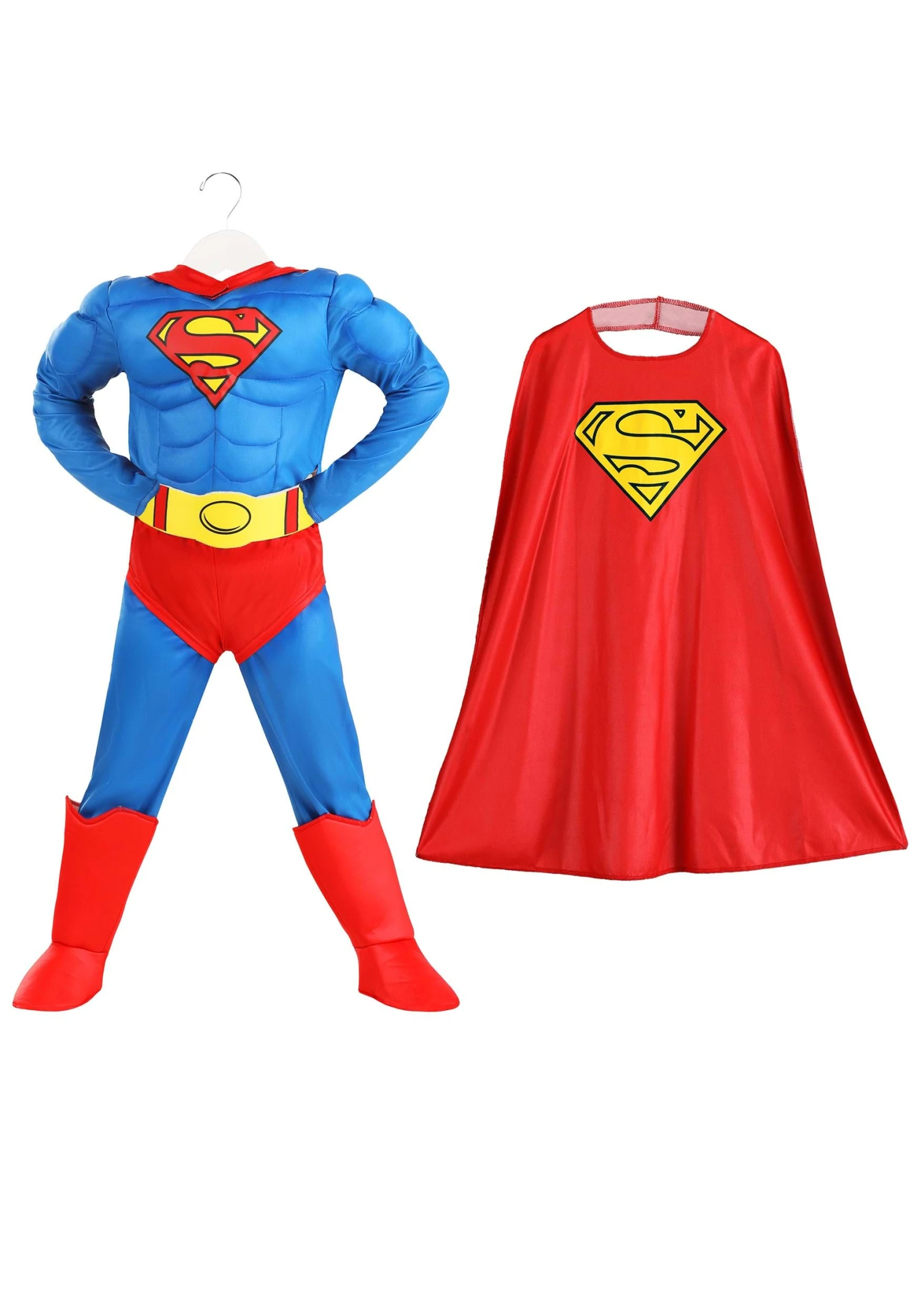 Classic Superman Deluxe Costume For Kids 6 Classic Superman Deluxe Costume For Kids - Image 6