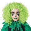 Corkscrew Green Curls Clown Wig