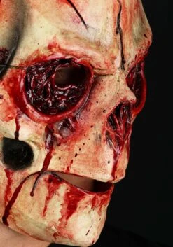 Cracked Skull Latex Mask For Adults -Halloween Costumes Shop cracked skull latex mask alt 2