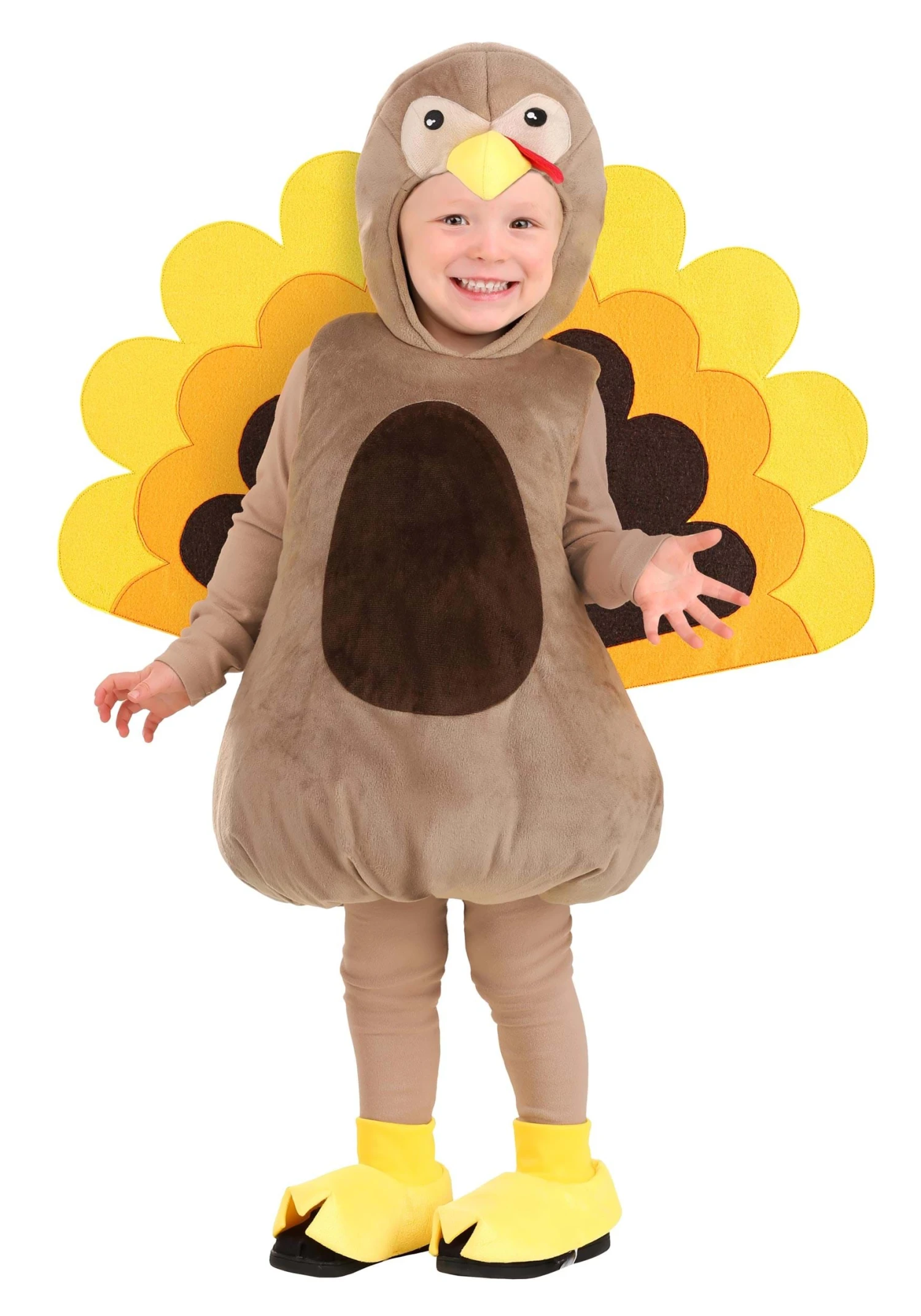 Crafty Turkey Toddler Costume 1 Crafty Turkey Toddler Costume