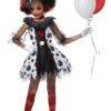 Girls Creepy Clown Costume