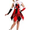 Women's Cute Court Jester Plus Size Costume