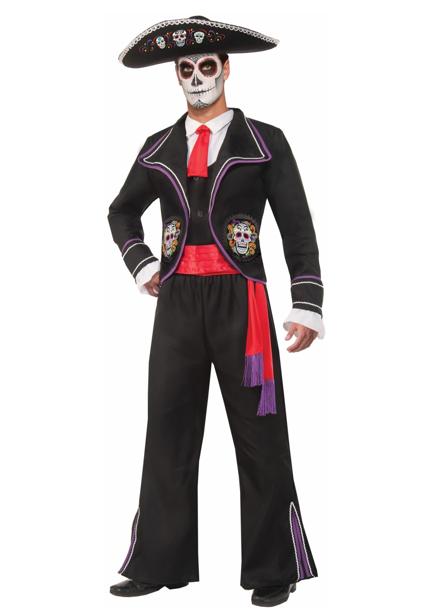 Day Of The Dead Macabre Costume For Men 1 Day Of The Dead Macabre Costume For Men