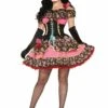 Day Of The Dead Senorita Costume Dress For Women