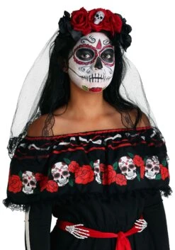 Day Of The Dead Veil
